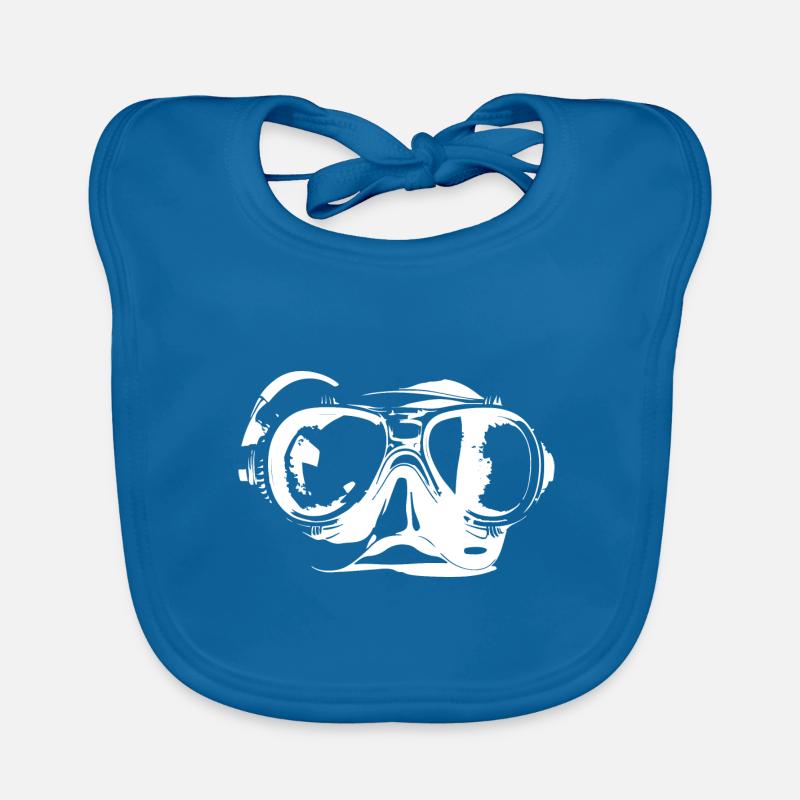 Symboles de plongée Goggles Bavoir bio Bébé