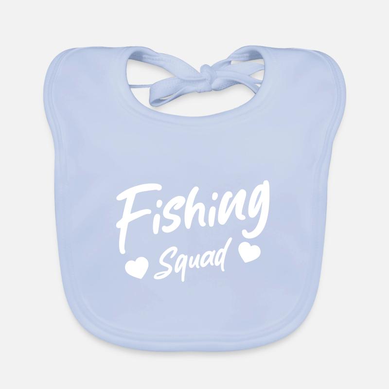 Coeur de l’escouade de pêche Bavoir bio Bébé