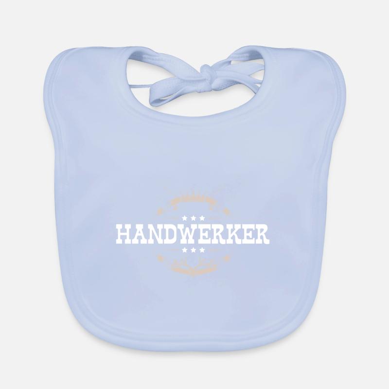 Handwerker Beruf Baby Bio-Lätzchen