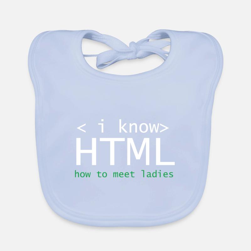 HTML Editor Hypertext Markup Language Webdokument Baby Bio-Lätzchen