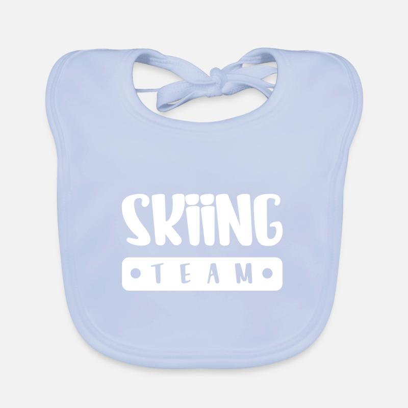 Équipe de ski Bavoir bio Bébé