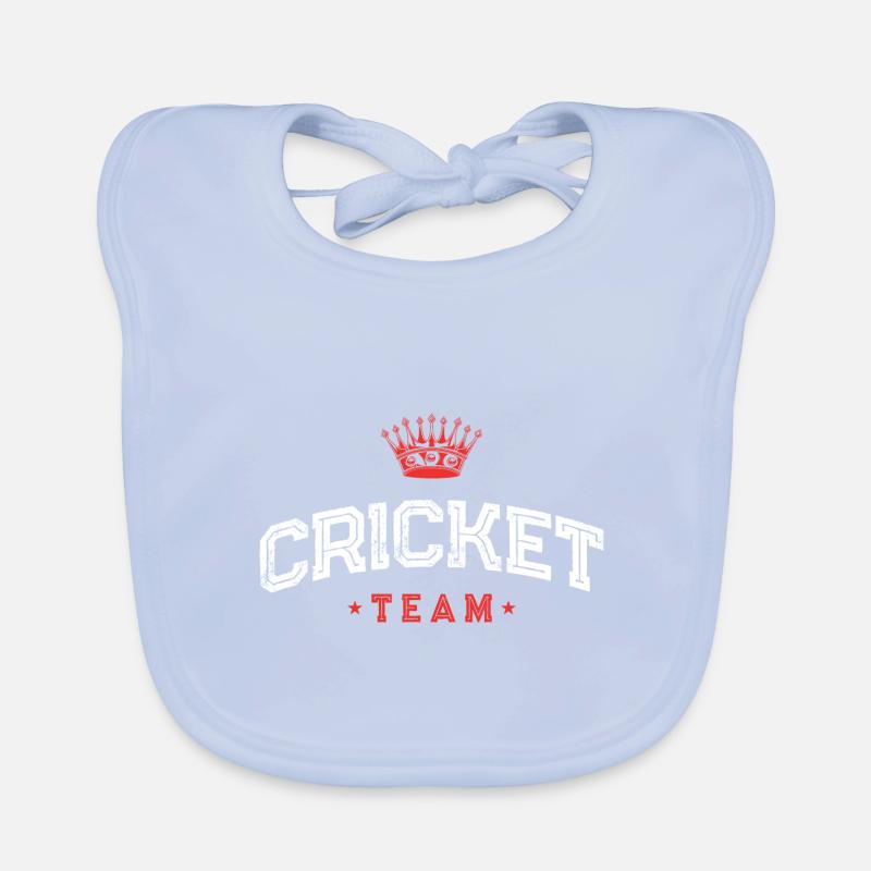 Équipe de cricket Bavoir bio Bébé