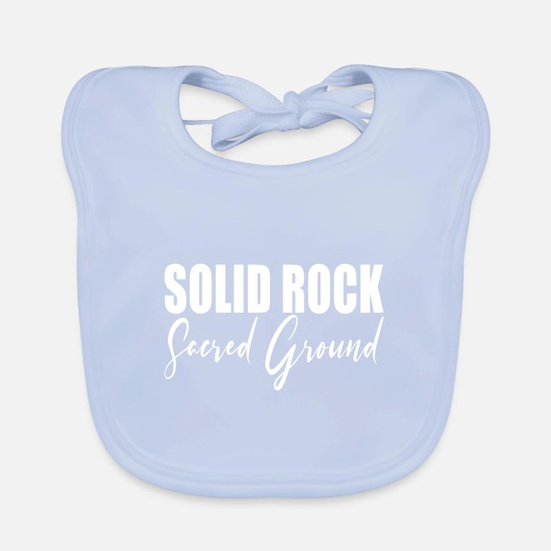 SOLID ROCK Sacred Ground Baby Bio-Lätzchen