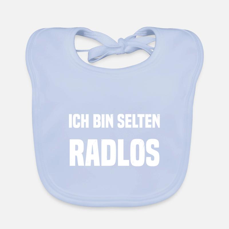 Ich bin selten Radlos Baby Bio-Lätzchen