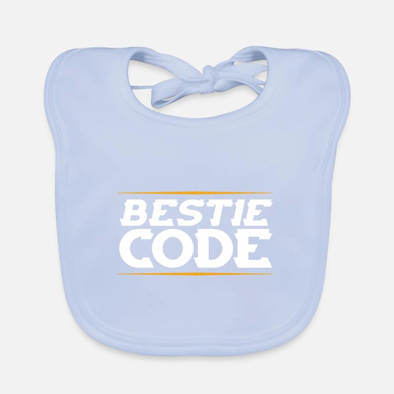 Code de la bête Bavoir bio Bébé