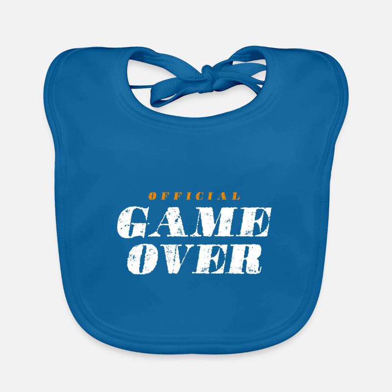 Game Over Spruch Baby Bio-Lätzchen