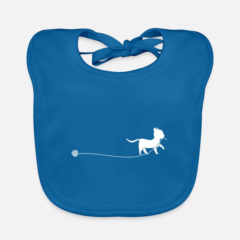 Cat thread wool kitten Organic Baby Bibs