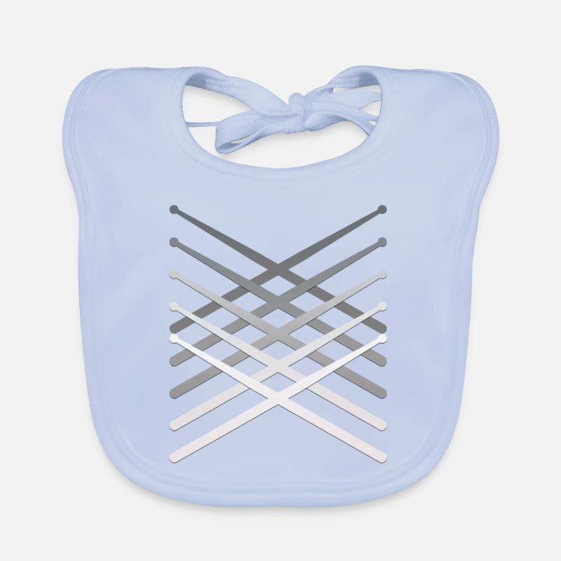 Drumsticks Organic Baby Bibs