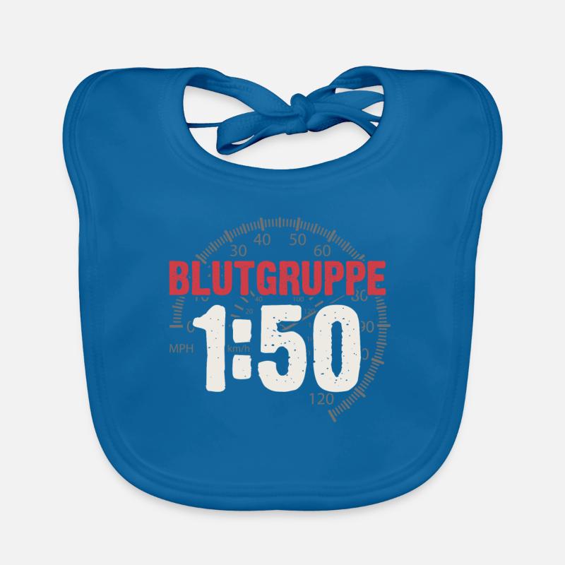 Blood Group 1:50 Gasoline Moped DDR Ostalgie Simson Organic Baby Bibs