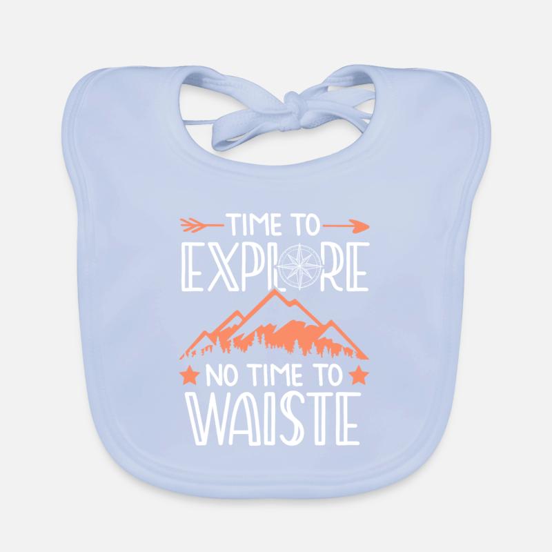 Montagnes Explorer Sort Bavoir bio Bébé
