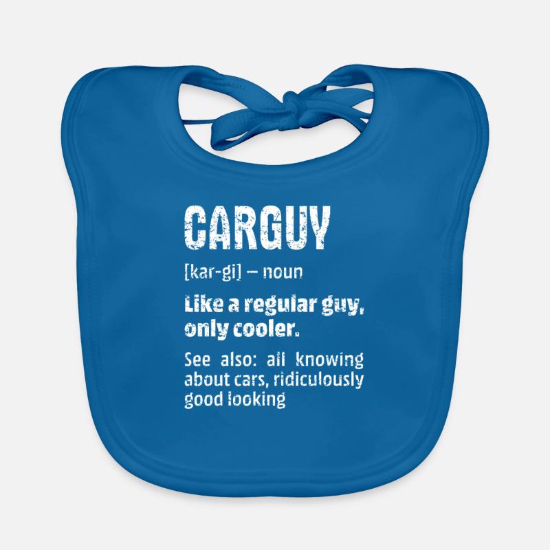 Funny Car Guy Gift Car Guy Definition Car Racing M Organic Baby Bibs