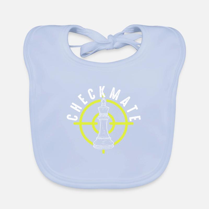 Checkmate Chess Chess Organic Baby Bibs