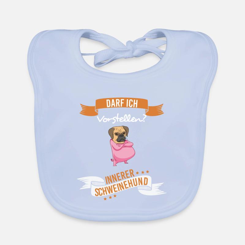 Darf ich Vorstellen Innerer Schweinehund überwinde Baby Bio-Lätzchen