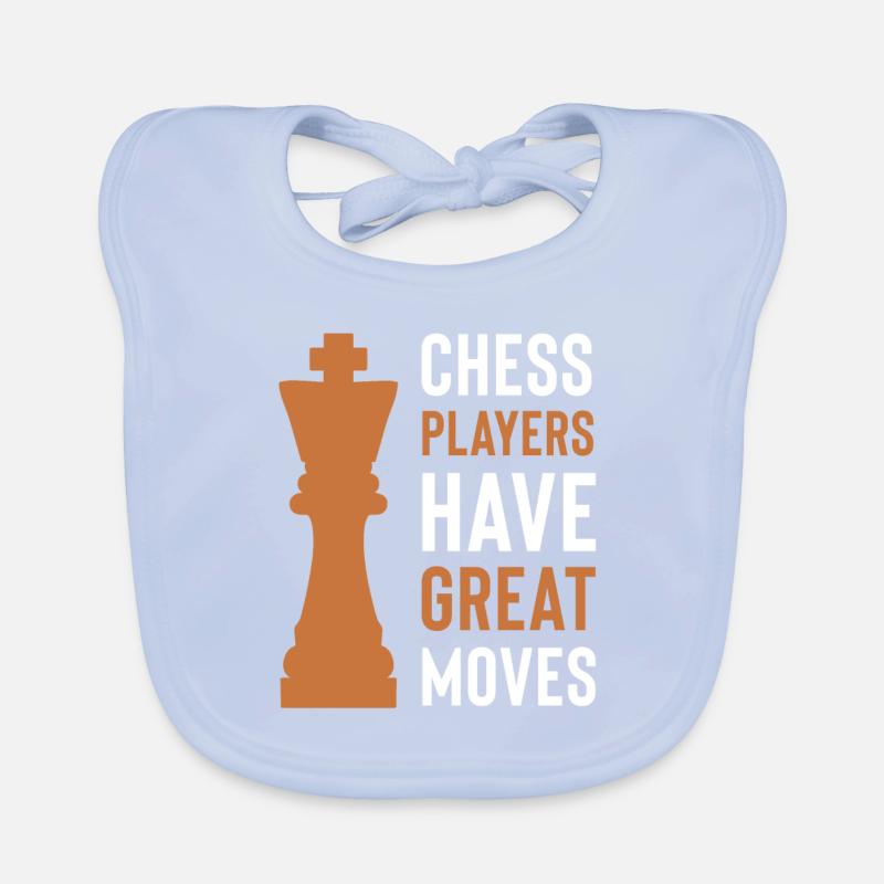 Jeu Échecs joueurs Bavoir bio Bébé
