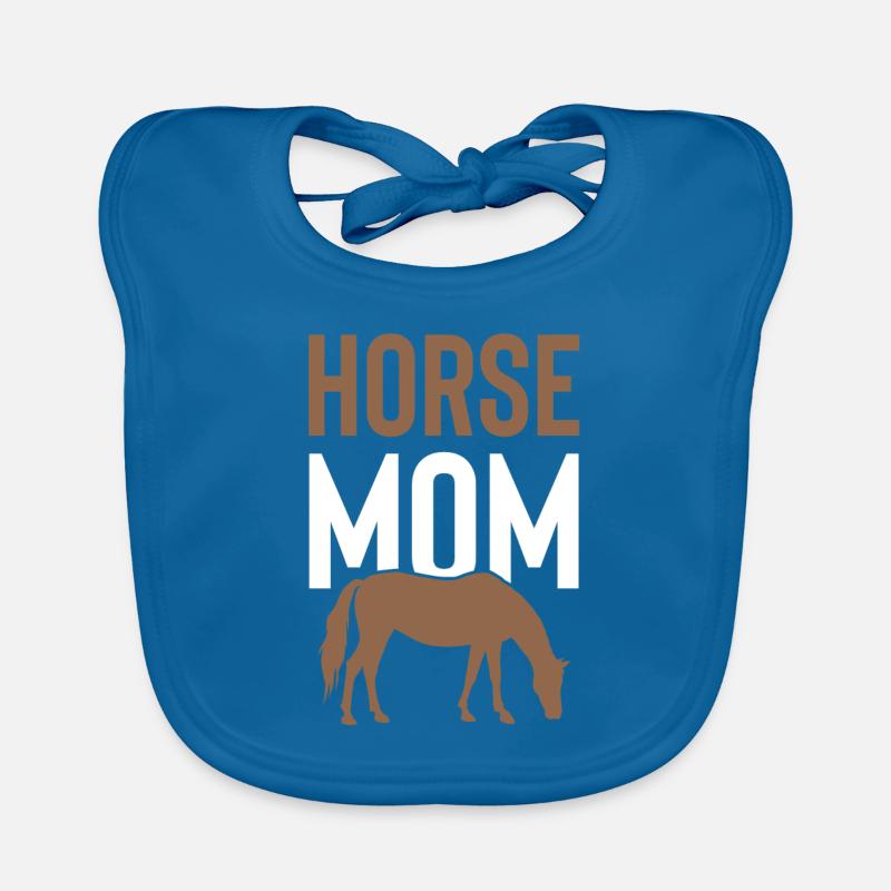 Chevaux Maman Bavoir bio Bébé