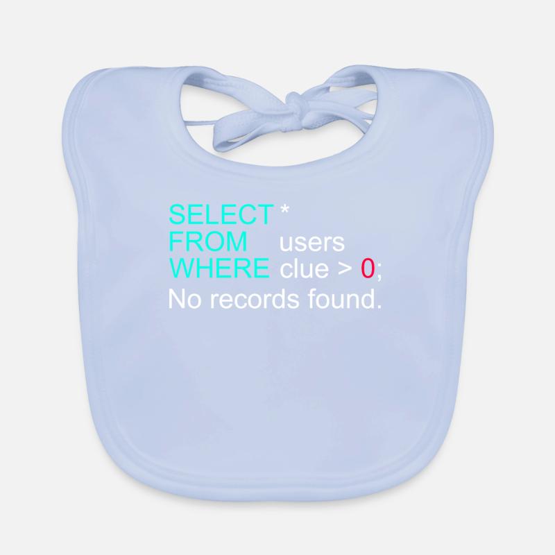 Datenbankdaten SQL Programmer Administration Baby Bio-Lätzchen