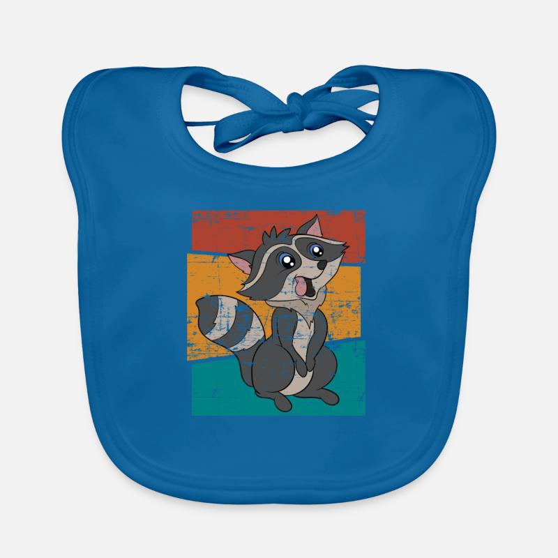 Waschbären Geschenk Waschbär Baby Bio-Lätzchen