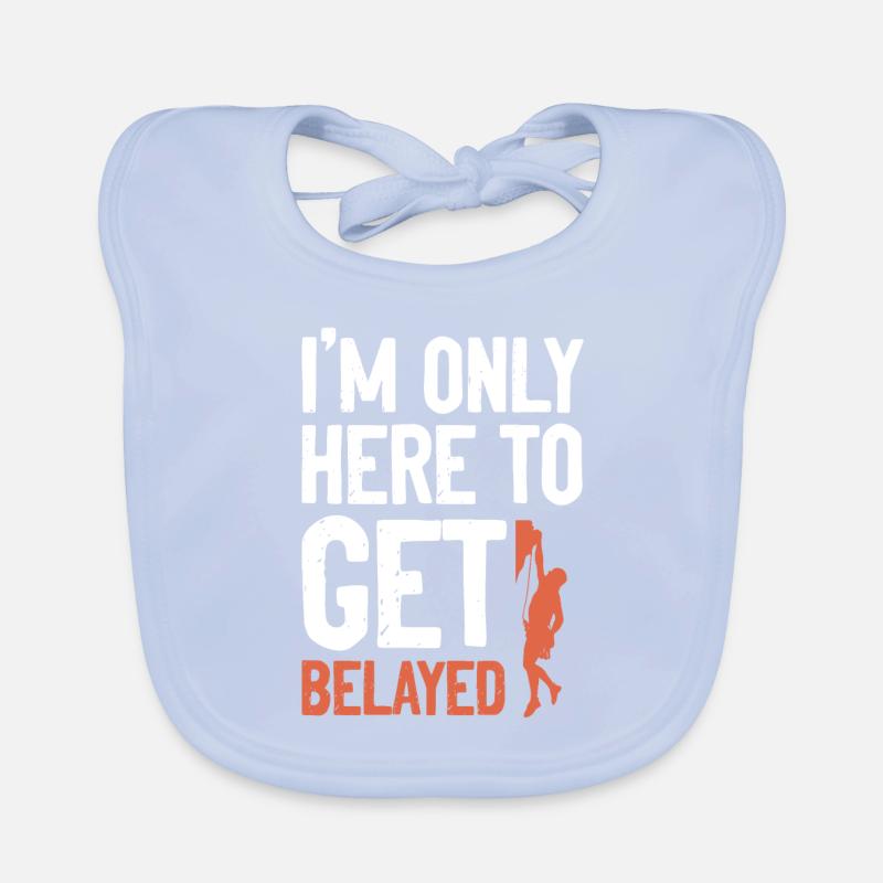 Escalade de la roche Bavoir bio Bébé