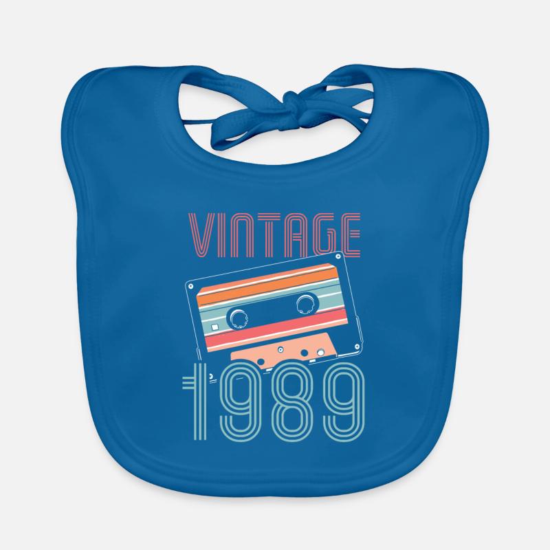 32 years old 1989 Birthday gift idea Organic Baby Bibs