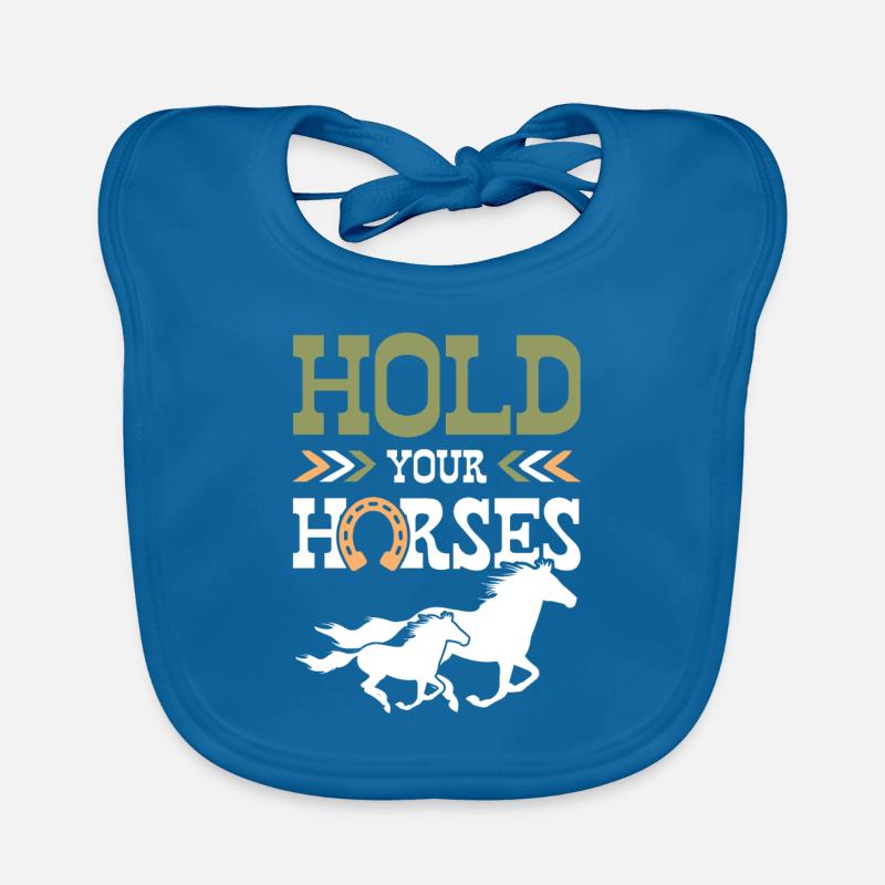 cheval cheval Bavoir bio Bébé