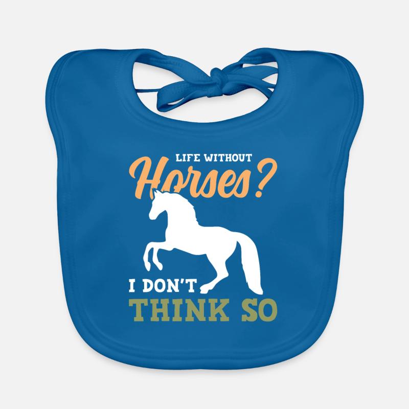 chevaux de cheval Bavoir bio Bébé