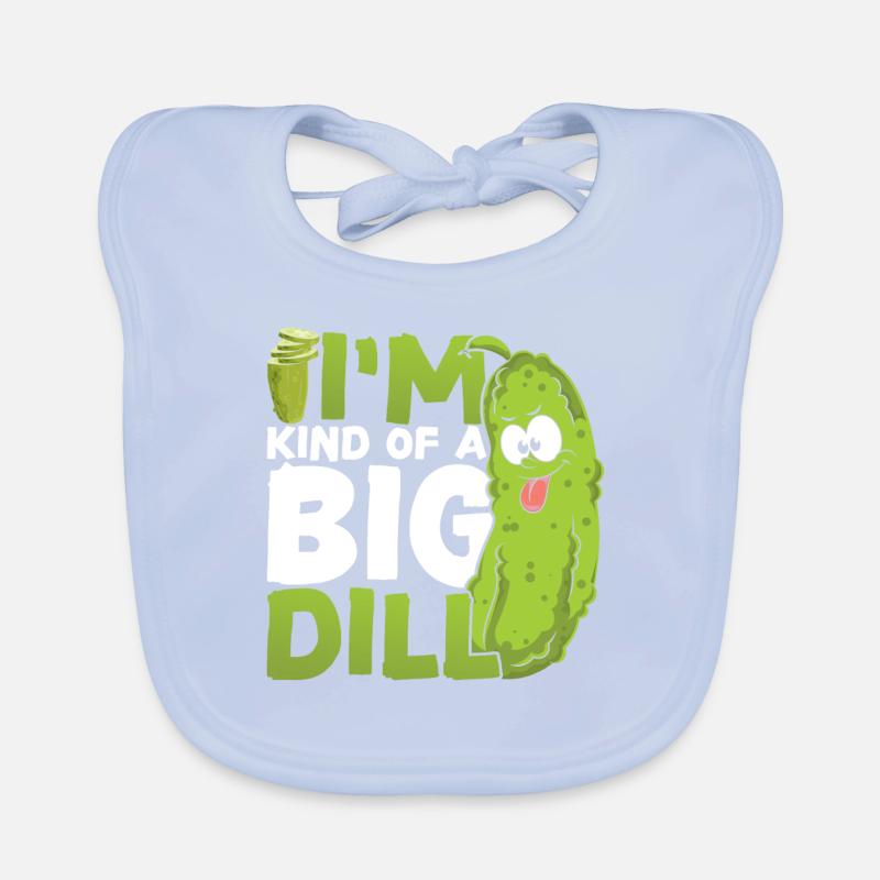 Cornichon Concombre Légumes Drôle De Concombre Bavoir bio Bébé