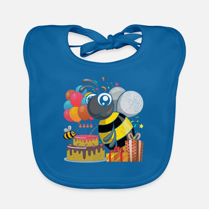 Geburtstag Tier Geschenk Biene Baby Bio-Lätzchen