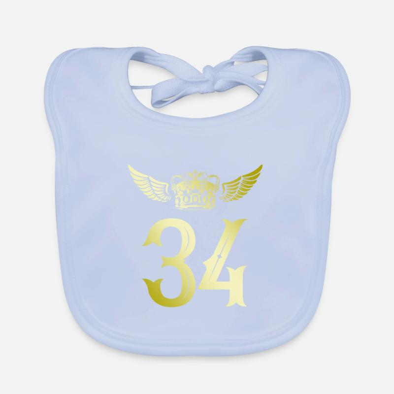 34 Couronne numérique Bavoir bio Bébé