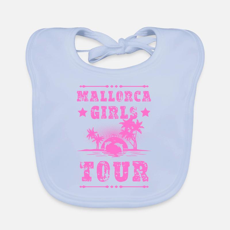 Visite des filles de Majorque Bavoir bio Bébé