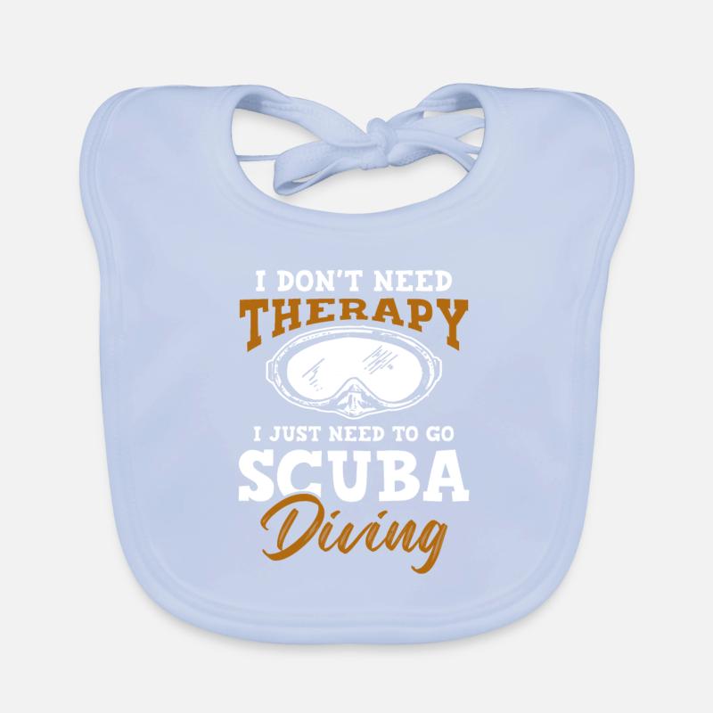 scuba diving therapy Organic Baby Bibs