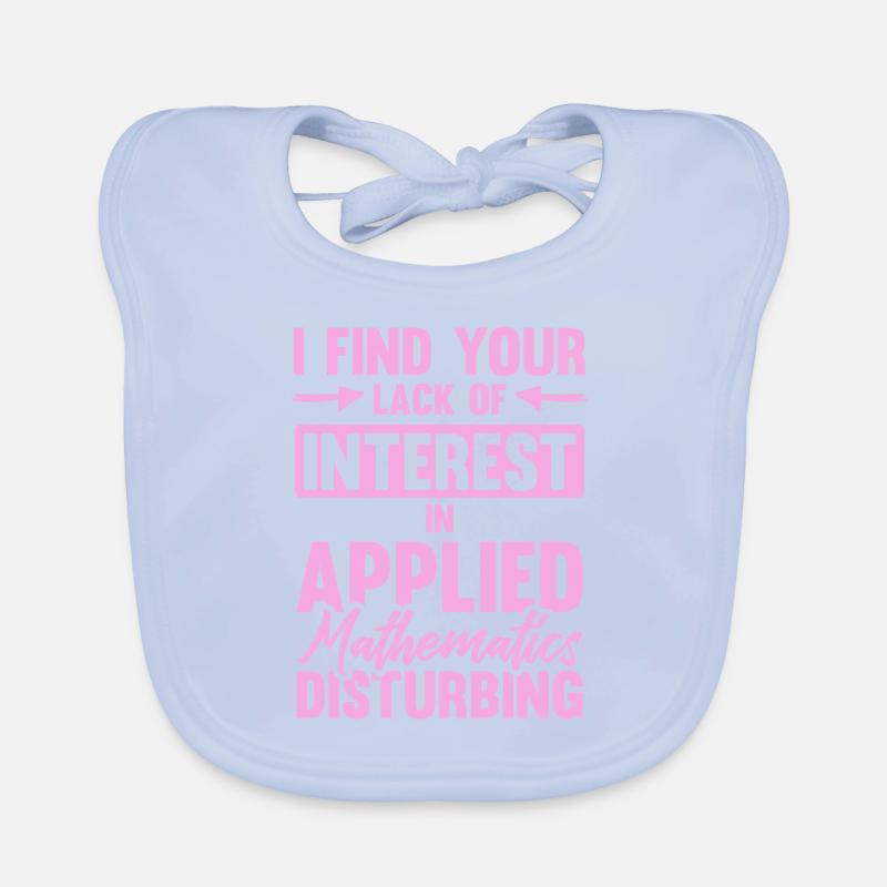 Learn mathematics Organic Baby Bibs