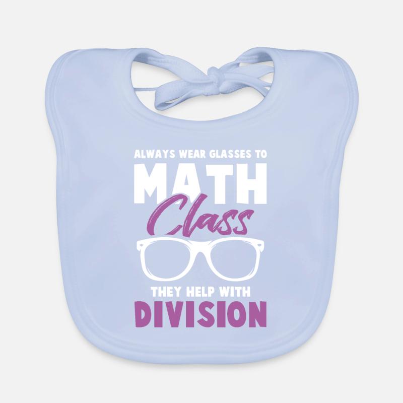 cours de mathématiques Bavoir bio Bébé