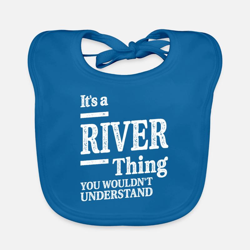 It's a River Thing Personalisierter Name Baby Bio-Lätzchen