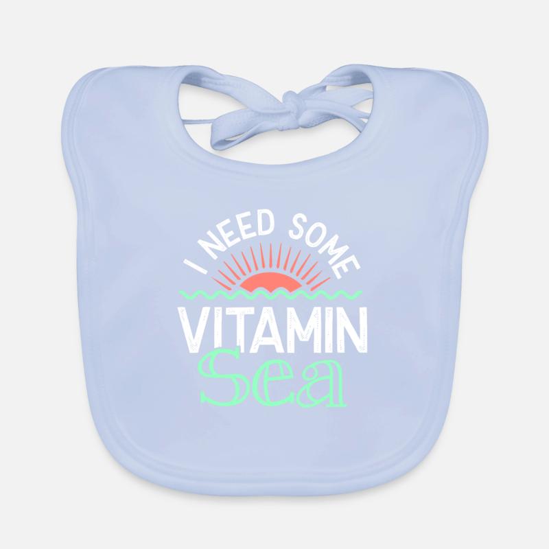 vitamine mer été Bavoir bio Bébé