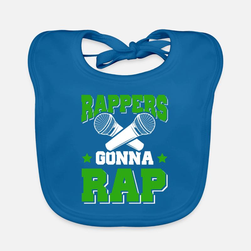 Rappers Rap Organic Baby Bibs