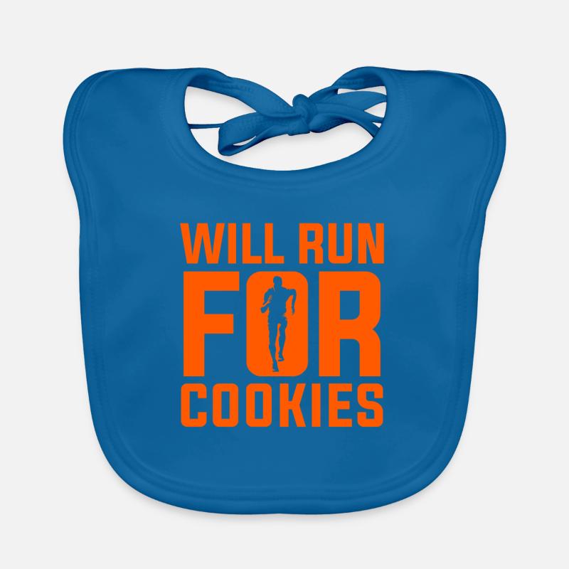 race for biscuits Organic Baby Bibs