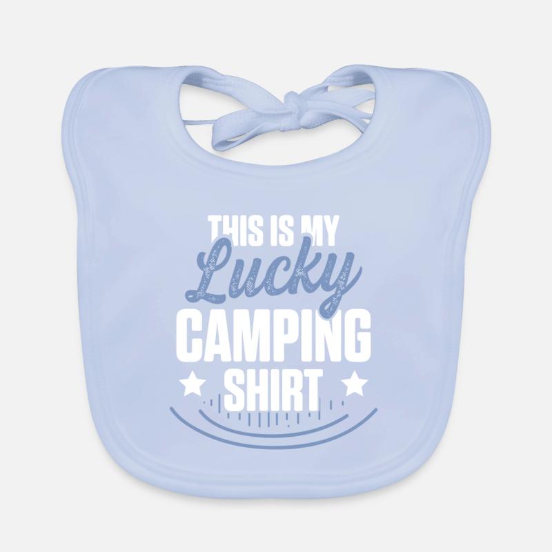 camping shirt Organic Baby Bibs