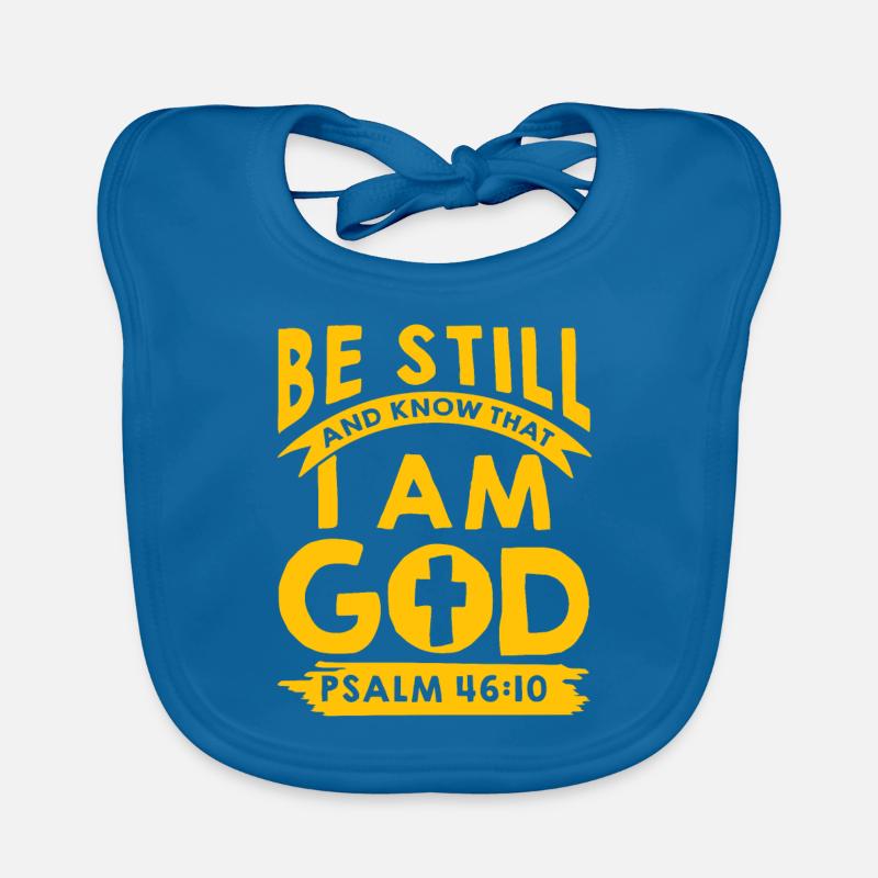 ich bin dein gott psalm Baby Bio-Lätzchen