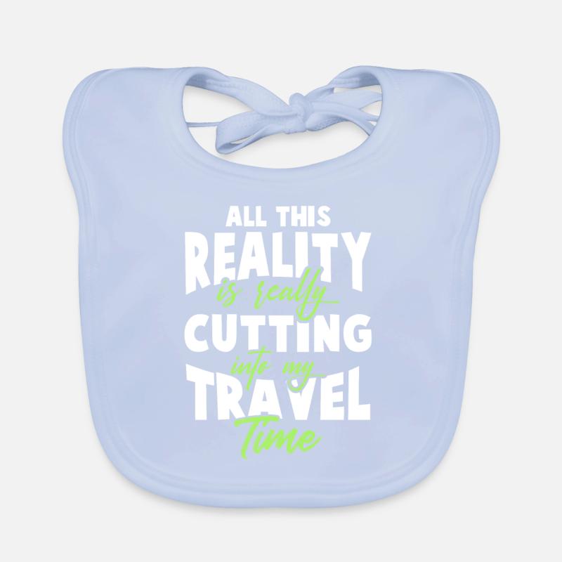 devise de voyage de voyage Bavoir bio Bébé