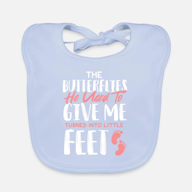 empreintes de bébé Bavoir bio Bébé