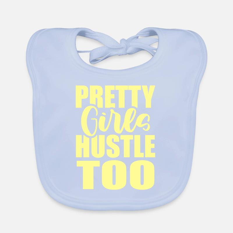 Les filles Hustle Bavoir bio Bébé