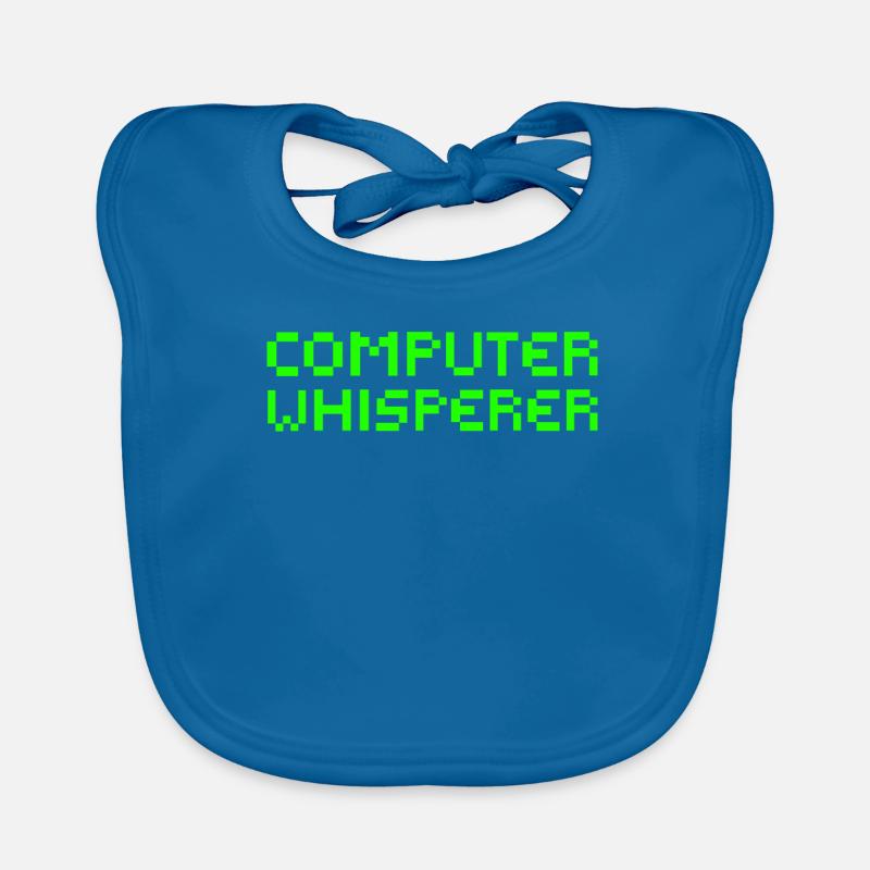 Computer Whisperer for Programmers Organic Baby Bibs