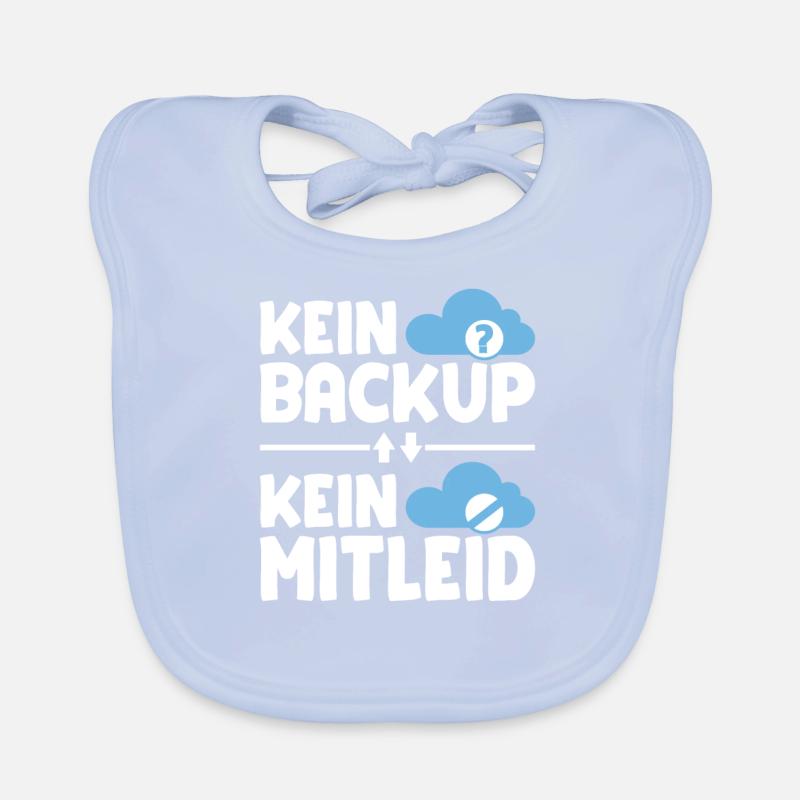 No backup no pity for programmers Organic Baby Bibs