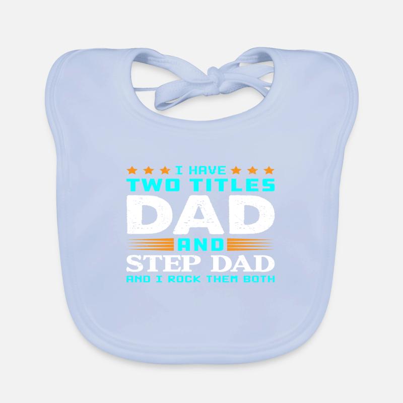 stepdad papa Organic Baby Bibs