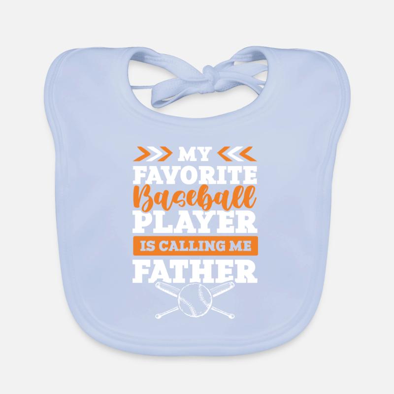 Père du baseball Bavoir bio Bébé
