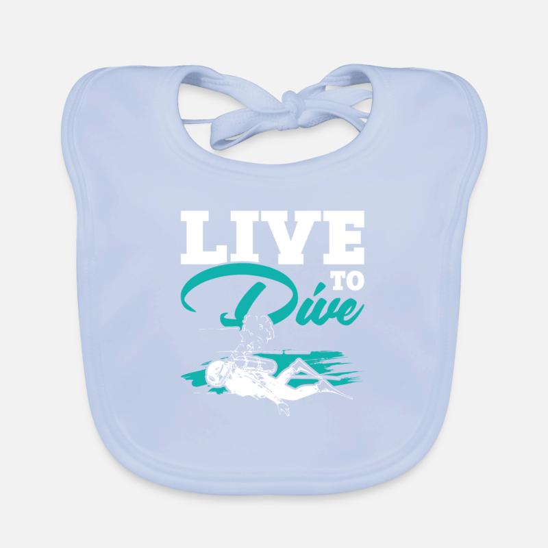 Life to dive Organic Baby Bibs