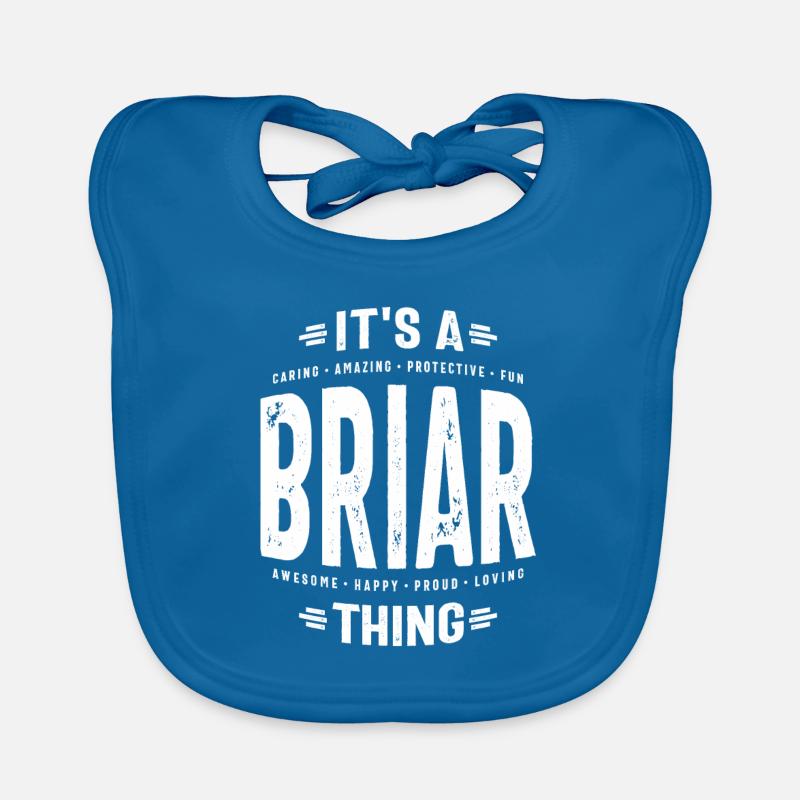 Briar Personalisierter Name Baby Bio-Lätzchen