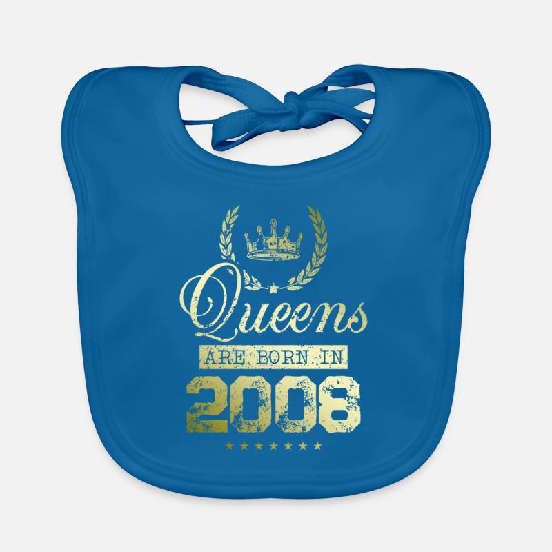 Queens born in 2008 Baby Bio-Lätzchen