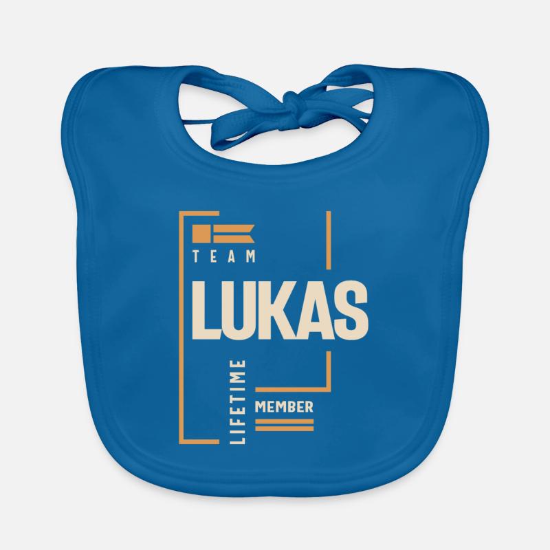 Lukas Personalized Name - Funny Lukas Organic Baby Bibs