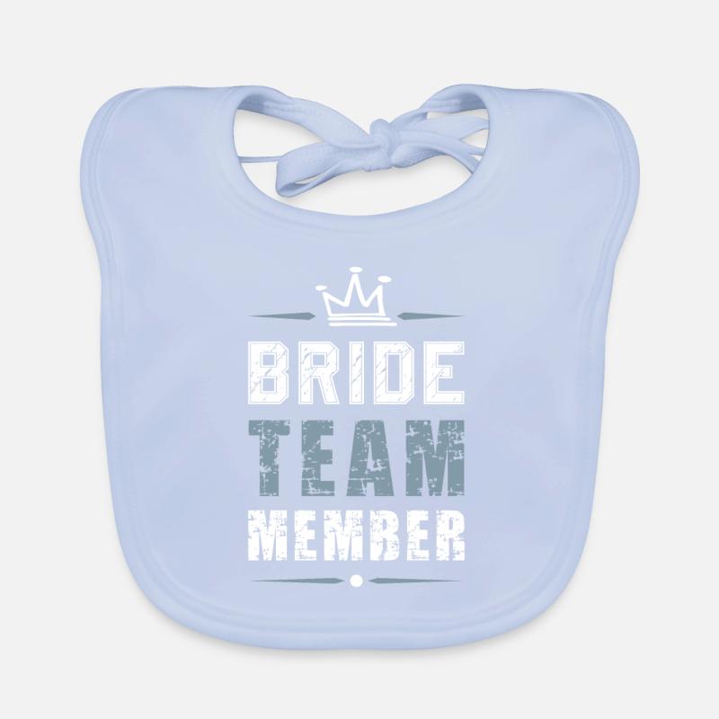 Équipe de la mariée Bavoir bio Bébé
